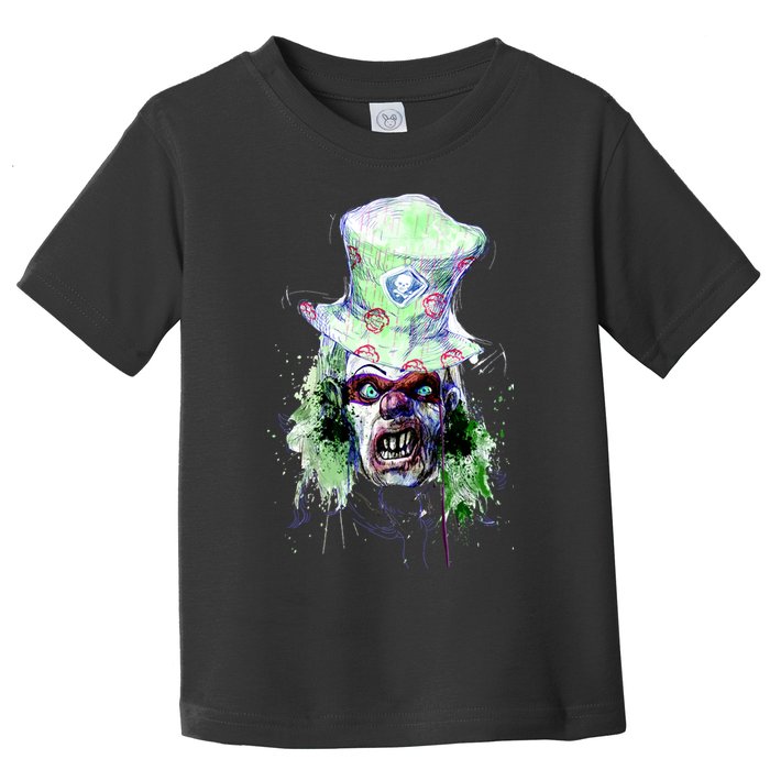 Spooky Clown Face Toddler T-Shirt