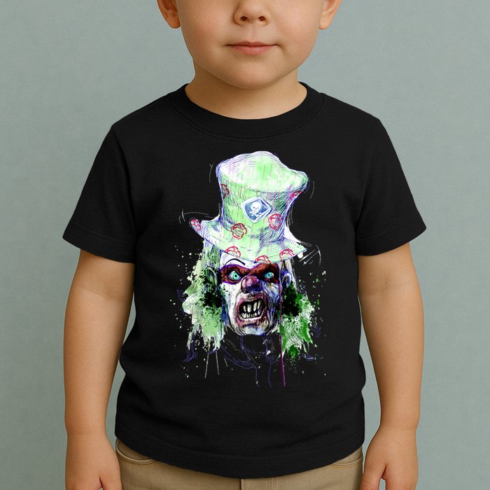 Spooky Clown Face Toddler T-Shirt