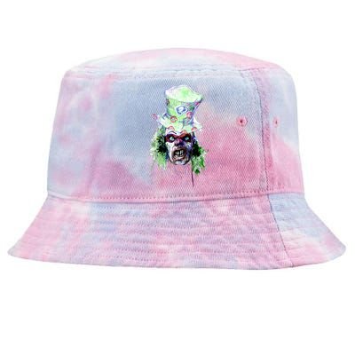 Spooky Clown Face Tie-Dyed Bucket Hat