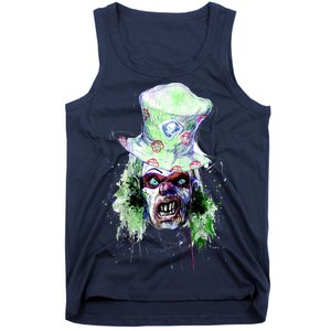 Spooky Clown Face Tank Top