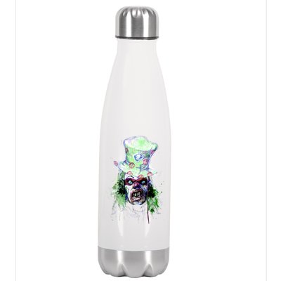 Spooky Clown Face Stainless Steel Insulated Water Bottle