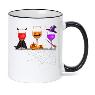 Spooky Wine Glasses 11oz Black Color Changing Mug