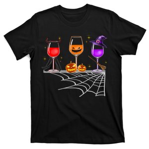 Spooky Wine Glasses T-Shirt