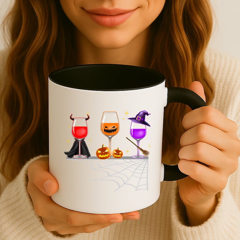 Spooky Wine Glasses Mug