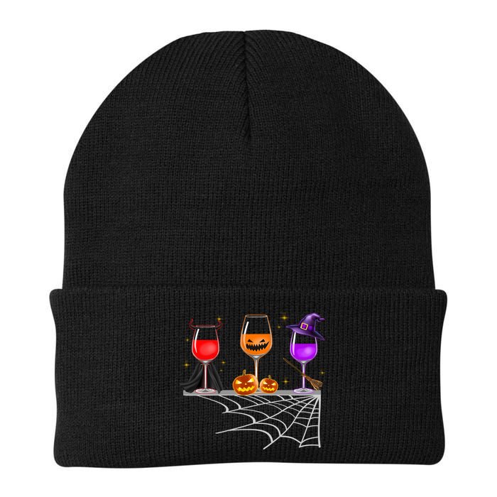 Spooky Wine Glasses Beanie