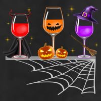 Spooky Wine Glasses Beanie