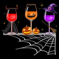 Spooky Wine Glasses 16 in Basic Backpack