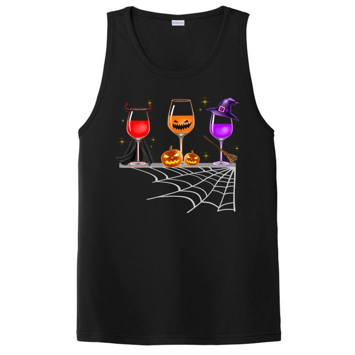 Spooky Wine Glasses PosiCharge Competitor Tank