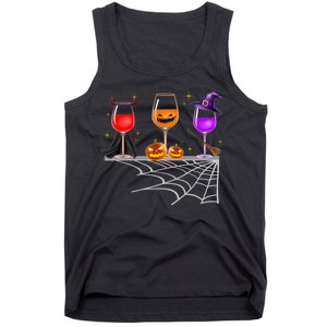 Spooky Wine Glasses Tank Top