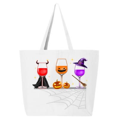 Spooky Wine Glasses 25L Jumbo Tote