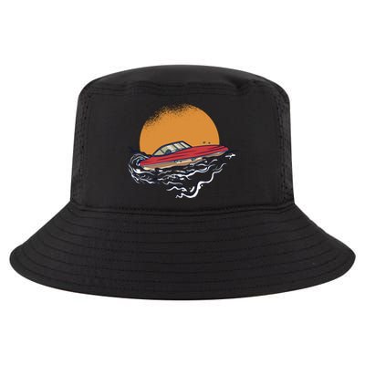 Sport Motorboat Cool Comfort Performance Bucket Hat