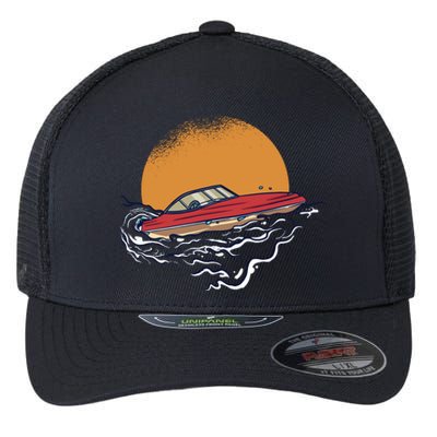 Sport Motorboat Flexfit Unipanel Trucker Cap