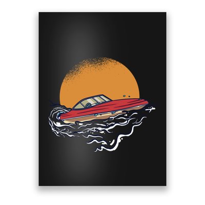 Sport Motorboat Poster