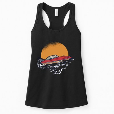 Sport Motorboat Womens Tank Top