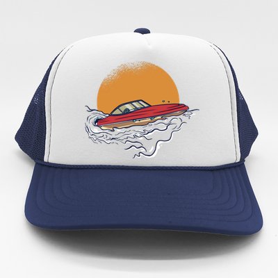 Sport Motorboat Trucker Hat