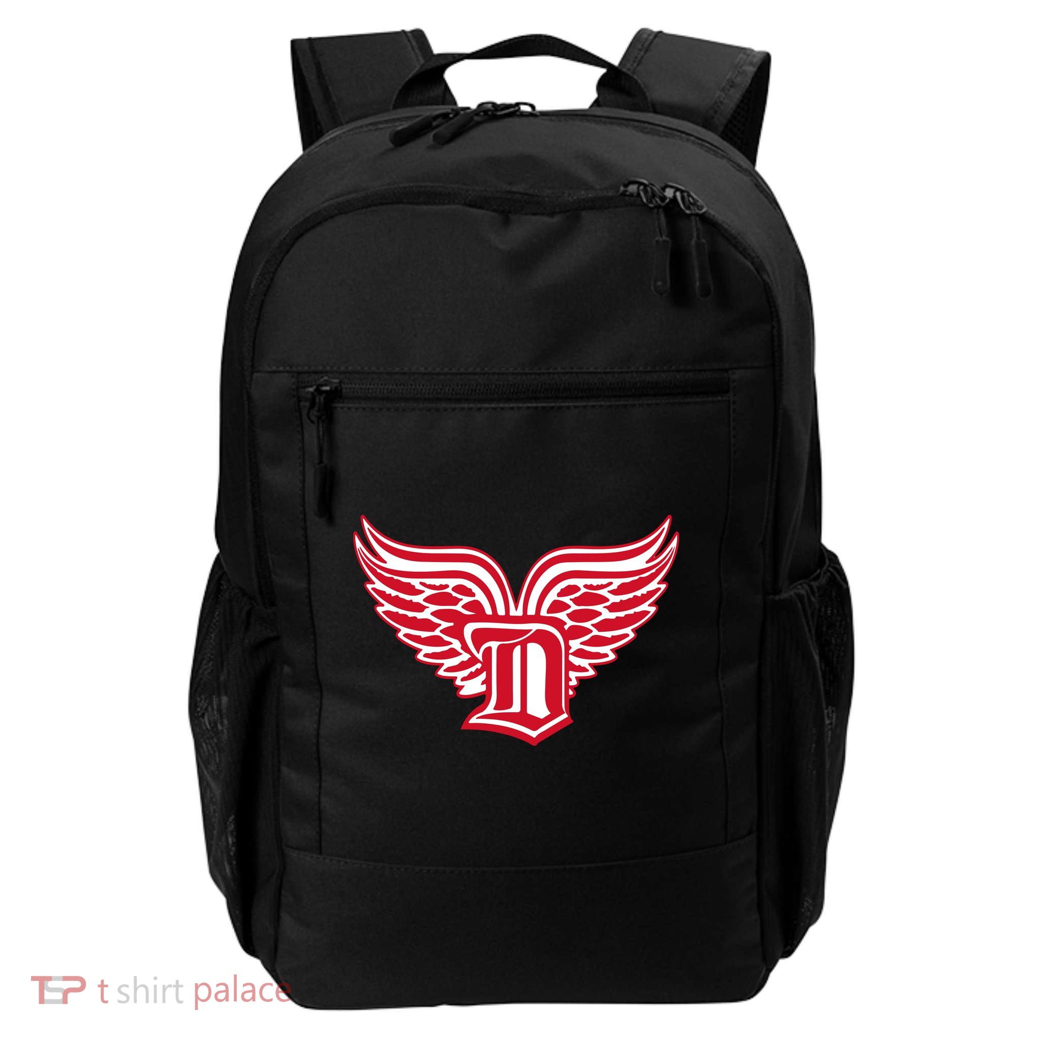 Sporty Detroit Fan Old English D With Wings Daily Commute Backpack