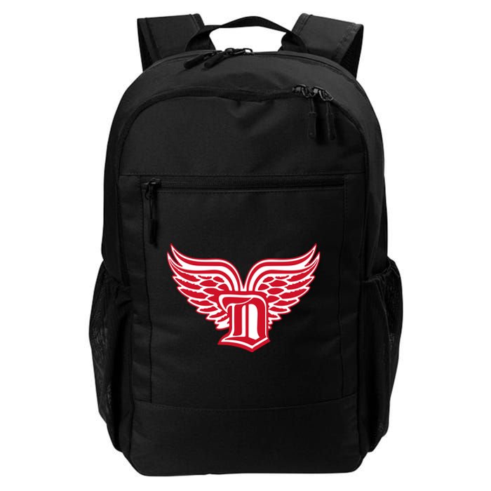 Sporty Detroit Fan Old English D With Wings Daily Commute Backpack