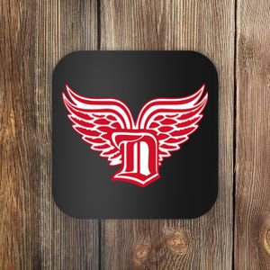 Sporty Detroit Fan Old English D With Wings Coaster