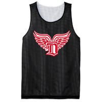 Sporty Detroit Fan Old English D With Wings Mesh Reversible Basketball Jersey Tank