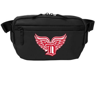 Sporty Detroit Fan Old English D With Wings Crossbody Pack