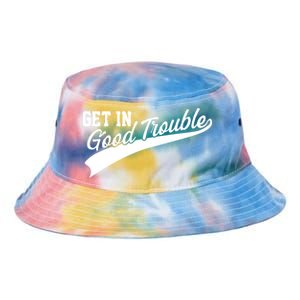 Sporty Get In Good Trouble John Lewis Tribute Tie Dye Newport Bucket Hat