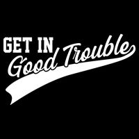 Sporty Get In Good Trouble John Lewis Tribute Cooling Performance Crew T-Shirt