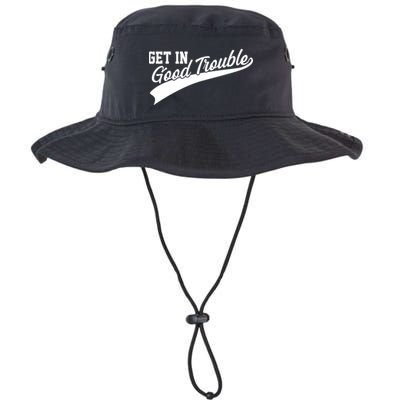 Sporty Get In Good Trouble John Lewis Tribute Bucket Hat