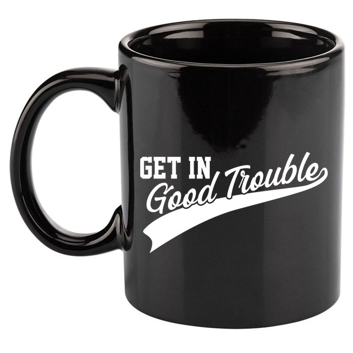 Sporty Get In Good Trouble John Lewis Tribute 11oz C Handle Ceramic Mug
