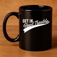 Sporty Get In Good Trouble John Lewis Tribute 11oz C Handle Ceramic Mug