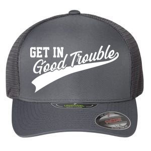 Sporty Get In Good Trouble John Lewis Tribute Flexfit Unipanel Trucker Cap