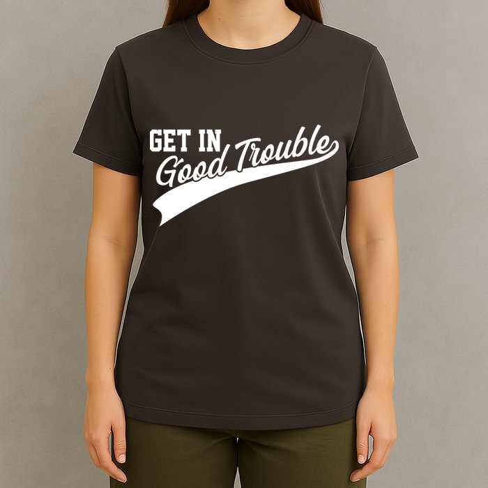 Sporty Get In Good Trouble John Lewis Tribute T-Shirt