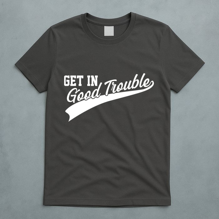 Sporty Get In Good Trouble John Lewis Tribute T-Shirt