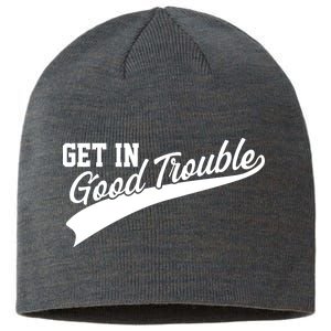 Sporty Get In Good Trouble John Lewis Tribute Sustainable Beanie