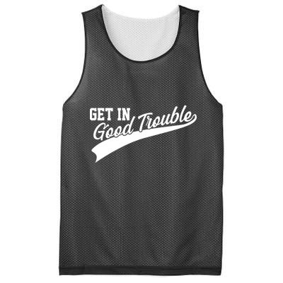 Sporty Get In Good Trouble John Lewis Tribute Mesh Reversible Basketball Jersey Tank