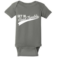 Sporty Get In Good Trouble John Lewis Tribute Baby Bodysuit