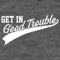 Sporty Get In Good Trouble John Lewis Tribute Baby Bodysuit