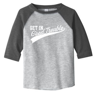 Sporty Get In Good Trouble John Lewis Tribute Toddler Fine Jersey T-Shirt