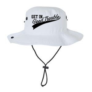 Sporty Get In Good Trouble John Lewis Tribute Legacy Cool Fit Booney Bucket Hat