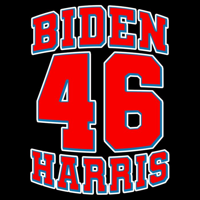 Sporty Jersey Style Biden Harris 46 2020 Election Wool Snapback Cap