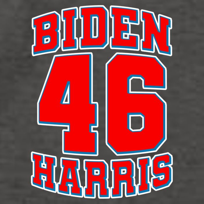 Sporty Jersey Style Biden Harris 46 2020 Election Vector Backpack