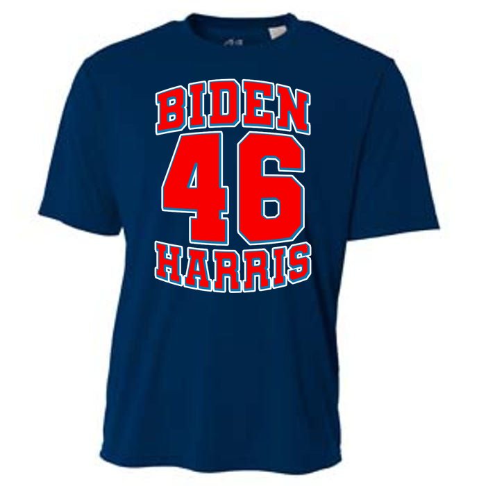 Sporty Jersey Style Biden Harris 46 2020 Election Cooling Performance Crew T-Shirt