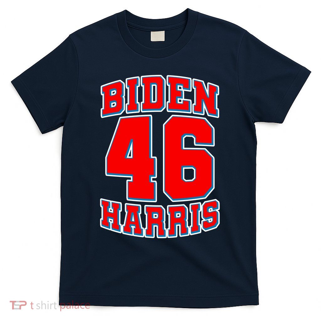 Sporty Jersey Style Biden Harris 46 2020 Election T-Shirt