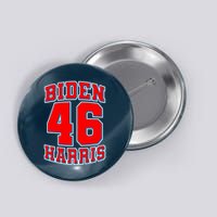 Sporty Jersey Style Biden Harris 46 2020 Election Button