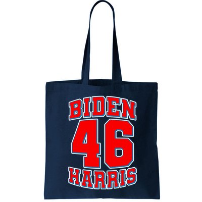 Sporty Jersey Style Biden Harris 46 2020 Election Bag