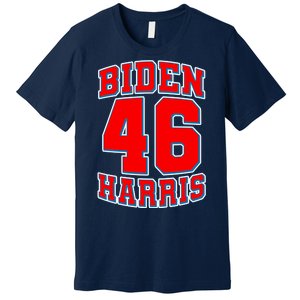 Sporty Jersey Style Biden Harris 46 2020 Election Premium T-Shirt