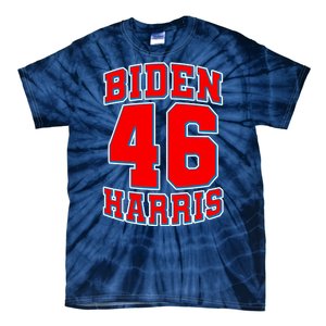 Sporty Jersey Style Biden Harris 46 2020 Election Tie-Dye T-Shirt