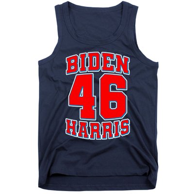 Sporty Jersey Style Biden Harris 46 2020 Election Tank Top