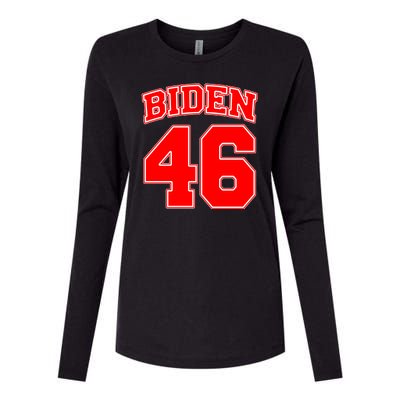 Sporty Joe Biden for 46th President Womens Cotton Relaxed Long Sleeve T-Shirt