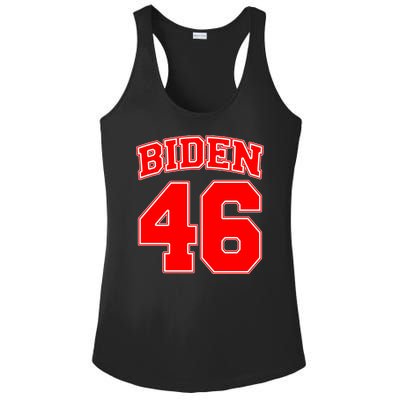 Sporty Joe Biden for 46th President Ladies PosiCharge Competitor Racerback Tank