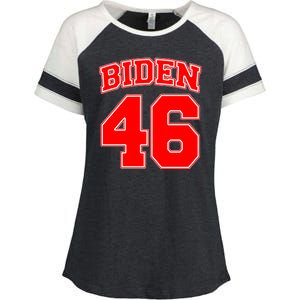 Sporty Joe Biden for 46th President Enza Ladies Jersey Colorblock Tee